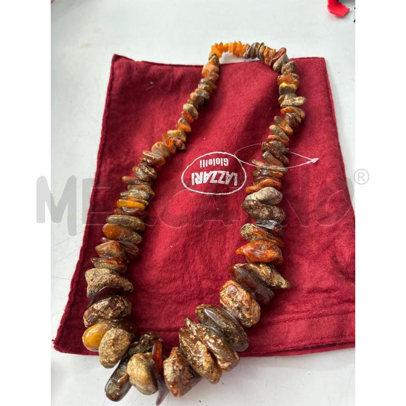 COLLANA AMBRA GREZZA  | Mercatino dell'Usato Chivasso 1