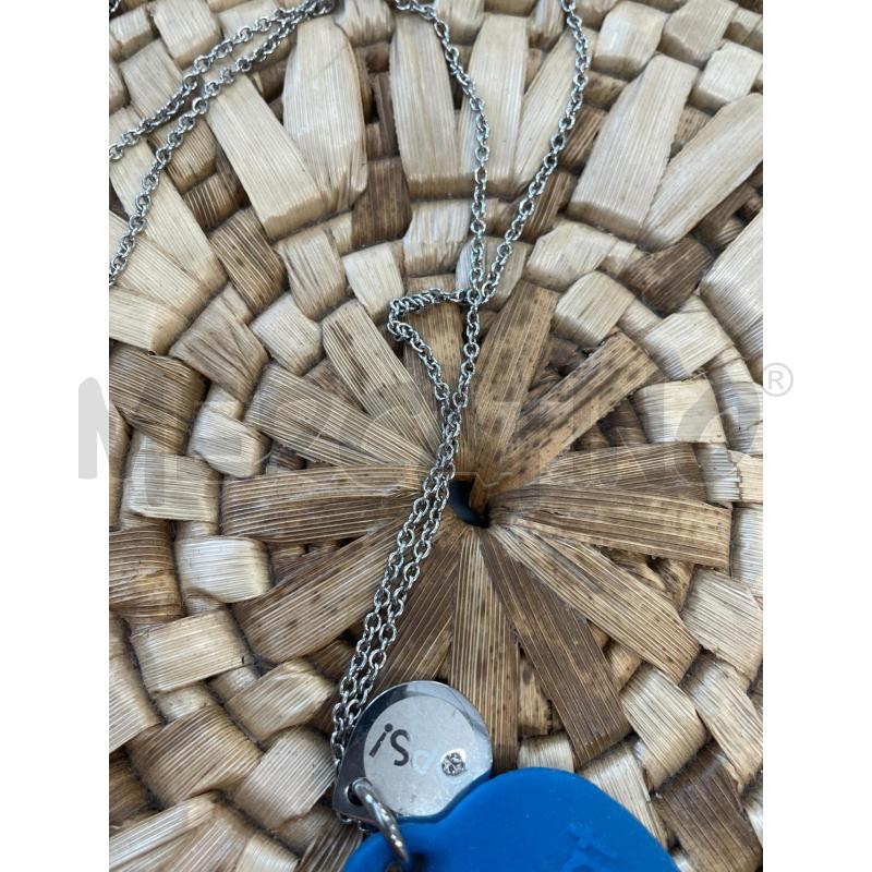 COLLANA OPS BEAT CUORE BLU | Mercatino dell'Usato Chivasso 2