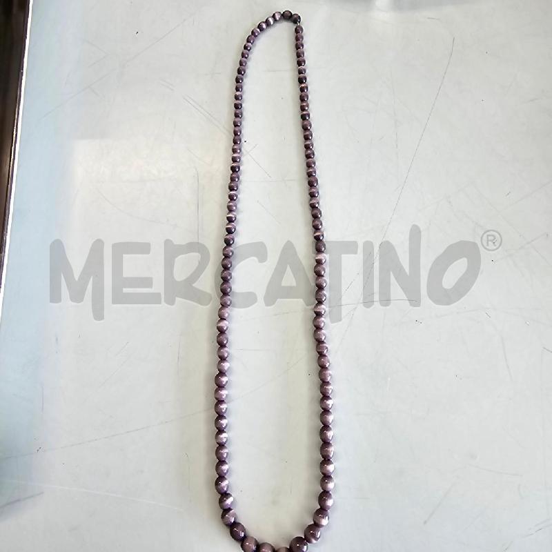 COLLANA OVALINI VIOLA | Mercatino dell'Usato Chivasso 1