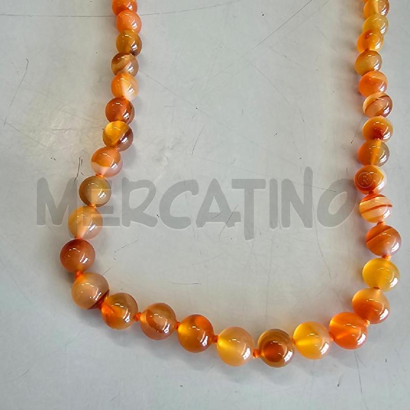 COLLANA PIETRE ARANCIONI PICCOLE | Mercatino dell'Usato Chivasso 2