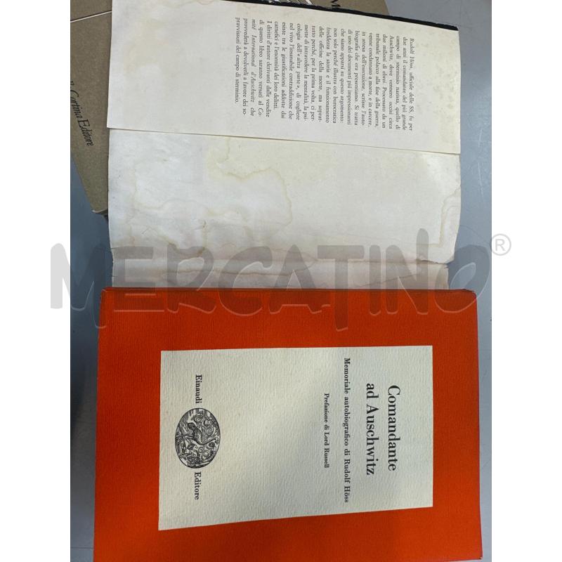 COMANDANTE AD AUSCHWITZ | Mercatino dell'Usato Chivasso 3