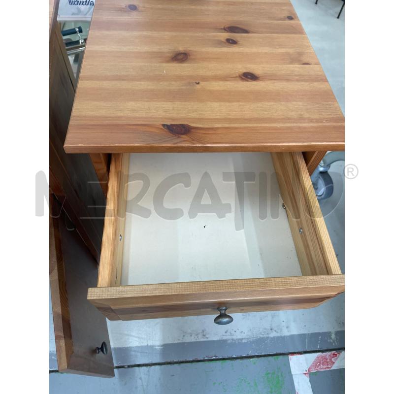 COMODINI COPPIA LEGNO ANTINA CASSETTO | Mercatino dell'Usato Chivasso 3
