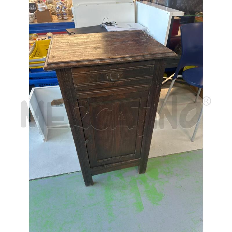 COMODINO LEGNO 800' DA RISTRUTTURARE  | Mercatino dell'Usato Chivasso 1