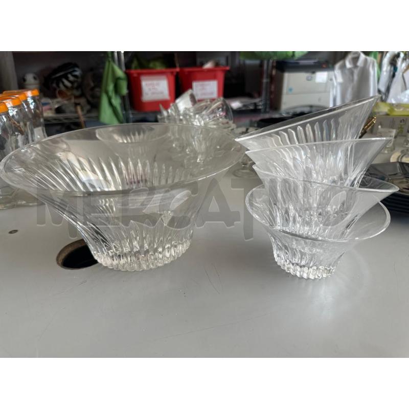 COPPE MACEDONIA CRISTALLO PZ5 + PORTATA RIGATE  | Mercatino dell'Usato Chivasso 1