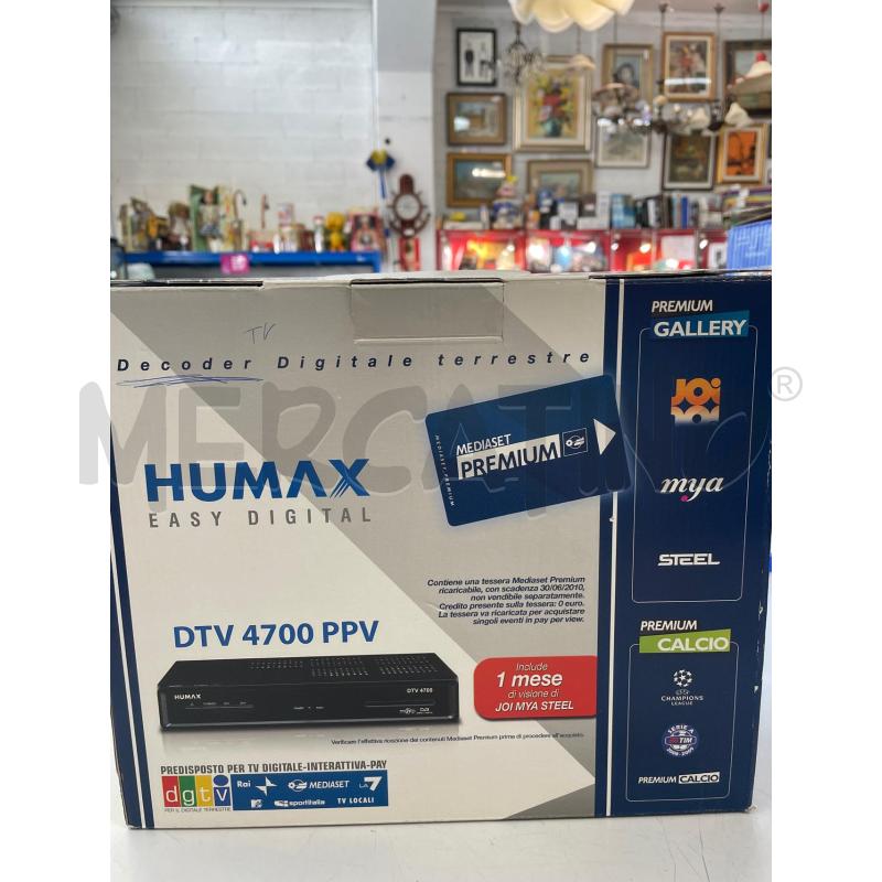 DECODER HUMAX  | Mercatino dell'Usato Chivasso 1