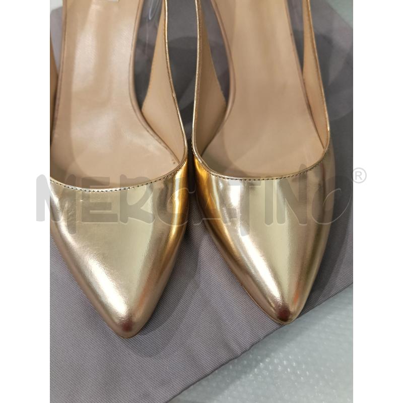 DECOLLETE MAX MARA ORO TACCO | Mercatino dell'Usato Chivasso 4