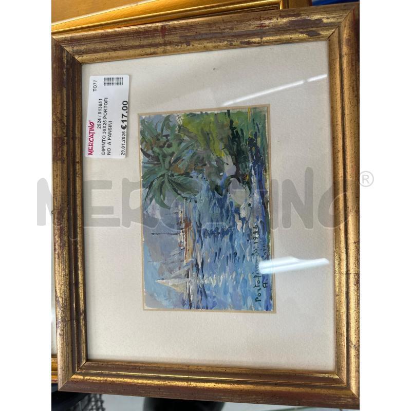 DIPINTO 30X25 PORTOFINO  A PANSINI | Mercatino dell'Usato Chivasso 1