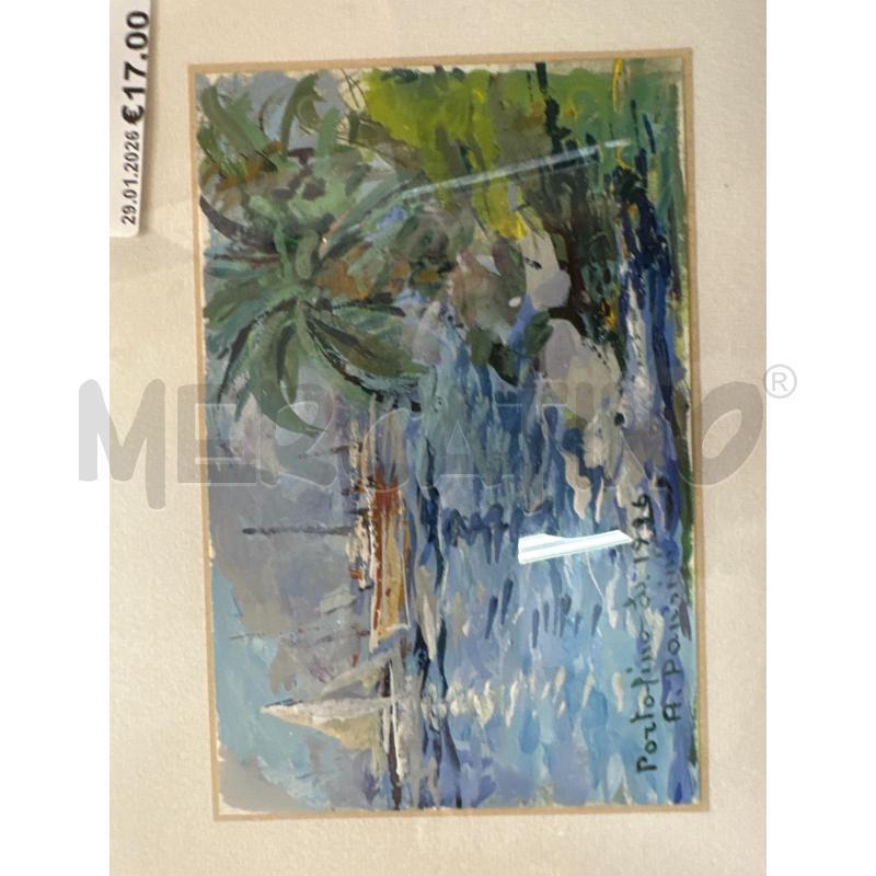 DIPINTO 30X25 PORTOFINO  A PANSINI | Mercatino dell'Usato Chivasso 2