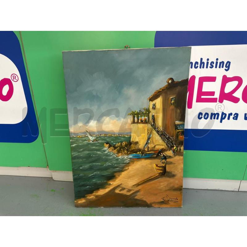 DIPINTO ENRICO MANAO PESCATORI SENZA CORNICE | Mercatino dell'Usato Chivasso 1