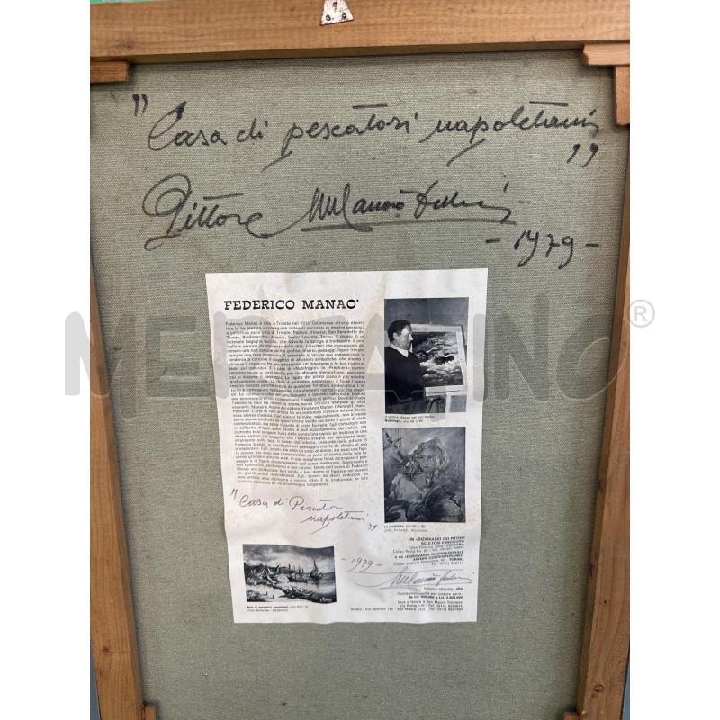 DIPINTO ENRICO MANAO PESCATORI SENZA CORNICE | Mercatino dell'Usato Chivasso 3
