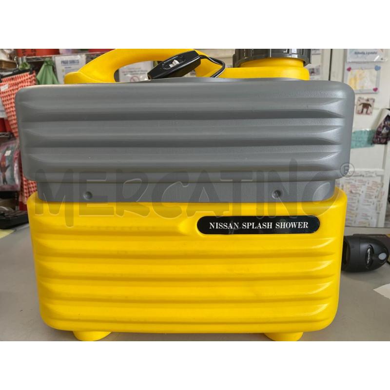 DOCCIA PORTATILE NISSAN GIALLA GRIGIA  | Mercatino dell'Usato Chivasso 1