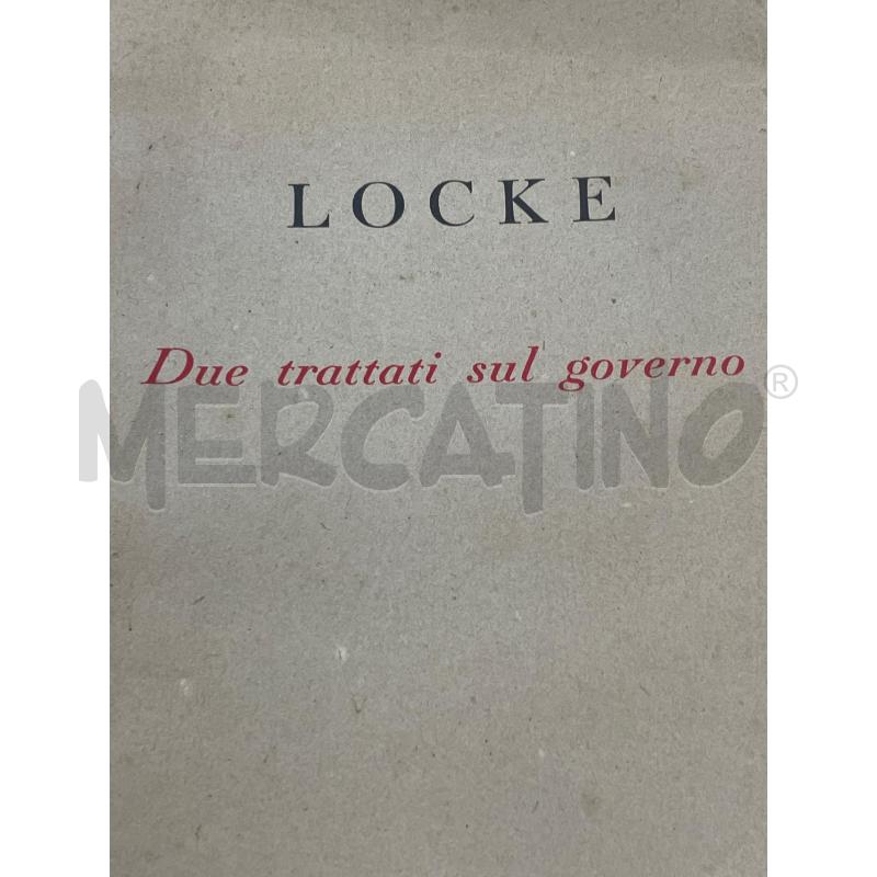 DUE TRATTATI SUL GOVERNO LIBRO 3  | Mercatino dell'Usato Chivasso 1