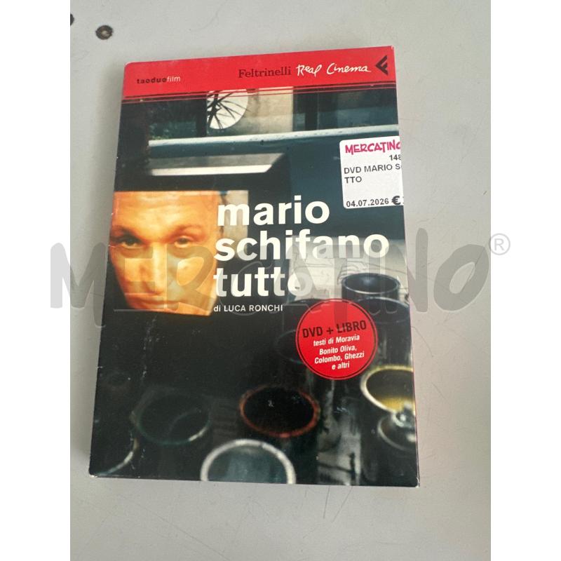 DVD MARIO SCHIFANO TUTTO  | Mercatino dell'Usato Chivasso 1