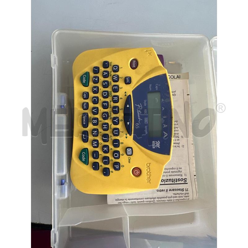 ETICHETTATRICE BROTHET PT 65 | Mercatino dell'Usato Chivasso 1