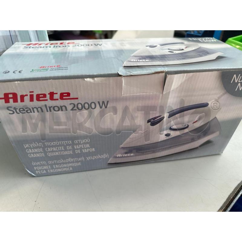 FERRO DA STIRO ARIETE STEAM IRON 2000W NUOVO  | Mercatino dell'Usato Chivasso 1