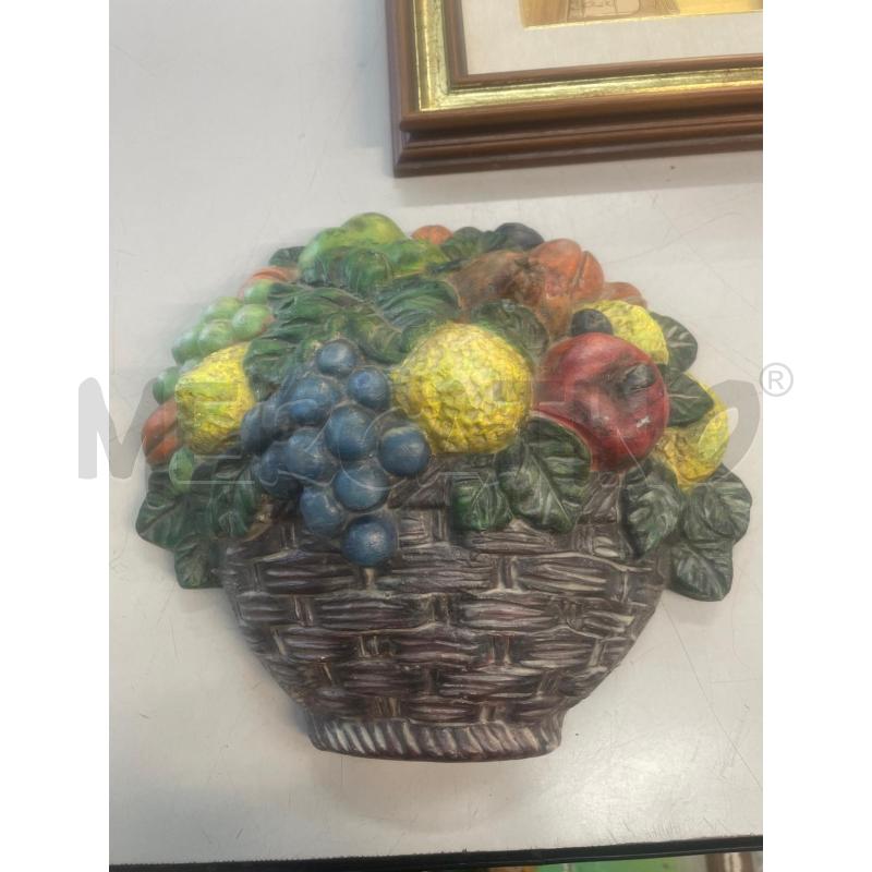 FORMELLA TERRACOTTA DIPINTA | Mercatino dell'Usato Chivasso 1