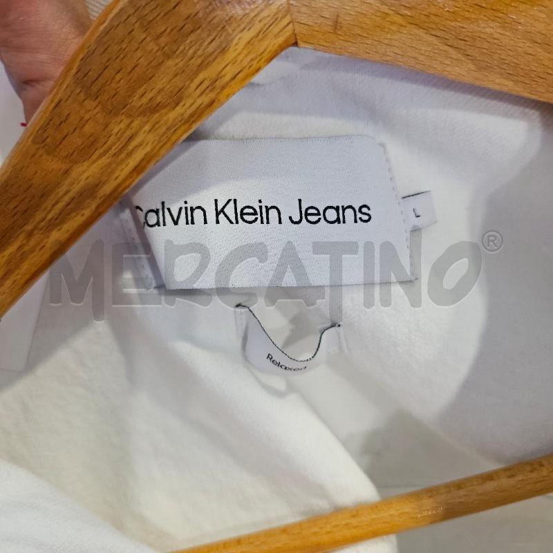 GIACCA UOMO BIANCO CALVIN KLEIN MANCA UN BOTTONE | Mercatino dell'Usato Chivasso 3