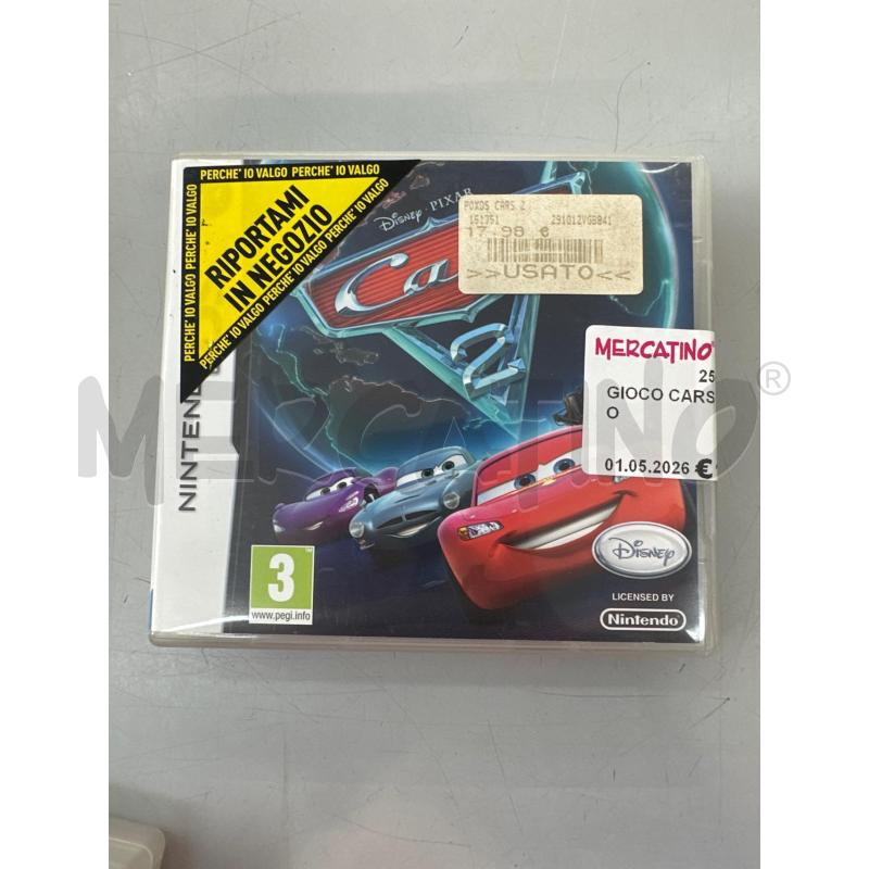 GIOCO CARS 2  NINTENDO | Mercatino dell'Usato Chivasso 1