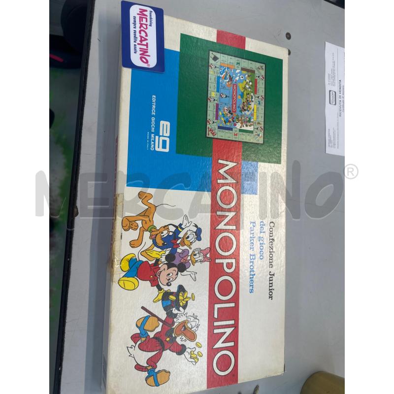 GIOCO MONOPOLY TOPOLINO  | Mercatino dell'Usato Chivasso 1