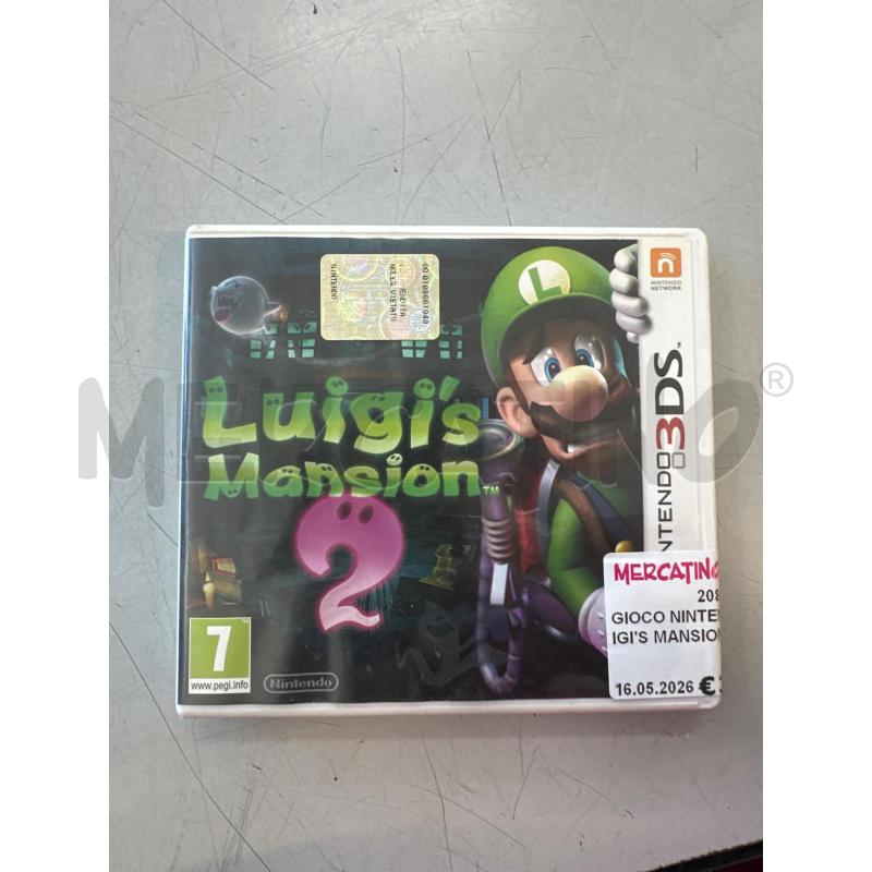 GIOCO NINTENDO 3DS LUIGI'S MANSION 2 | Mercatino dell'Usato Chivasso 1