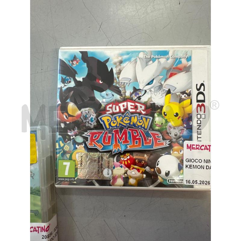 GIOCO NINTENDO 3DS POKEMON DASH  | Mercatino dell'Usato Chivasso 1