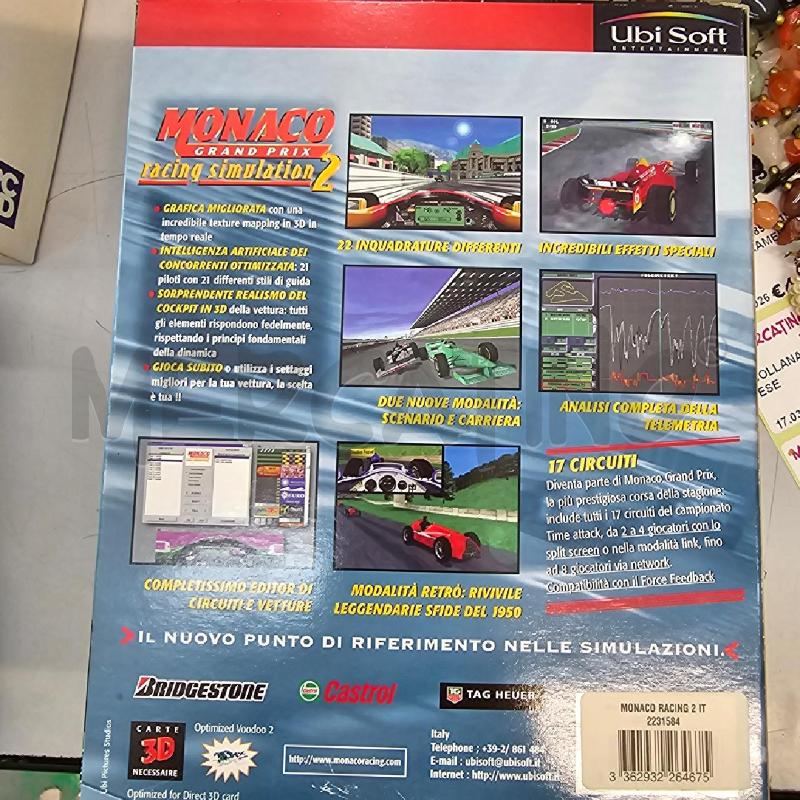 GIOCO PC COFANETTO MONACO GRAND PRIX RACING SIMULATION 2 | Mercatino dell'Usato Chivasso 2