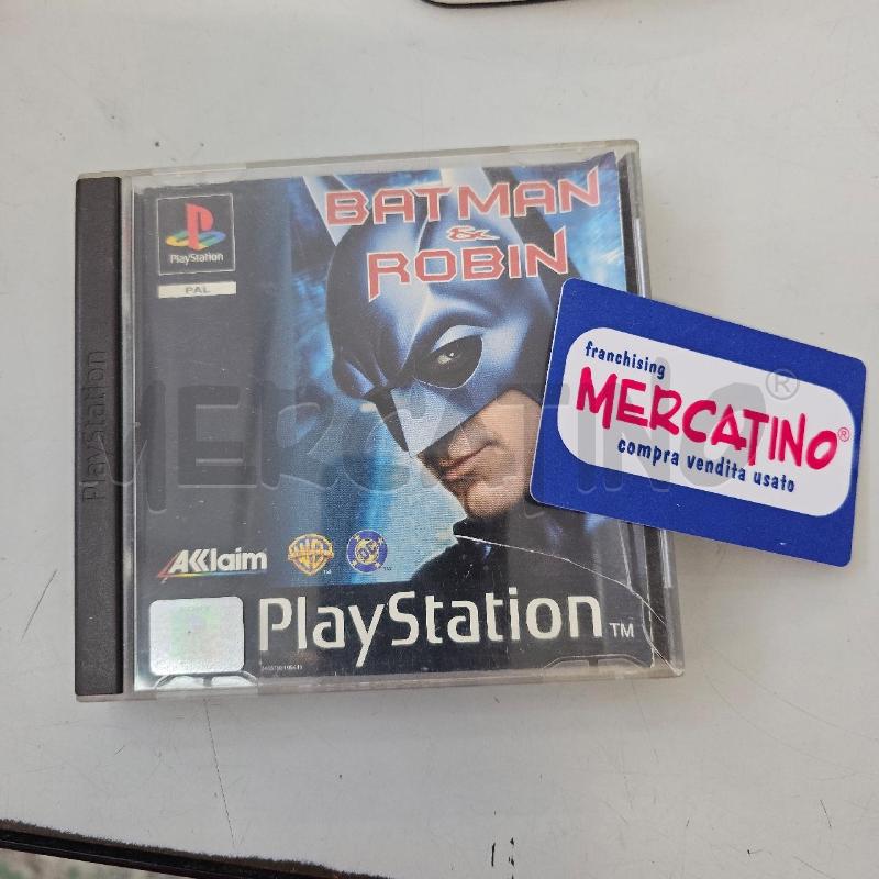 GIOCO PS1 BATMAN & ROBIN NO LIBRETTO  | Mercatino dell'Usato Chivasso 1