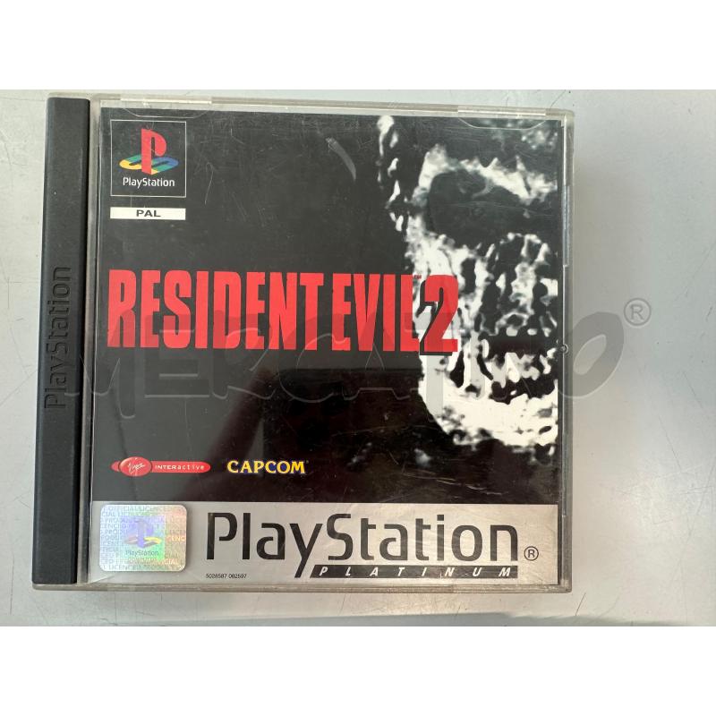 GIOCO PS1 RESIDENT EVIL 2 CON LIBRETTO 2 CD IN OTTIME CONDIZIONI  | Mercatino dell'Usato Chivasso 1