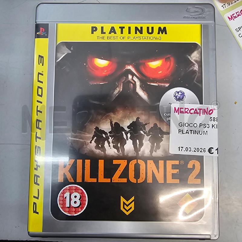 GIOCO PS3 KILLZONE 2 PLATINUM | Mercatino dell'Usato Chivasso 1