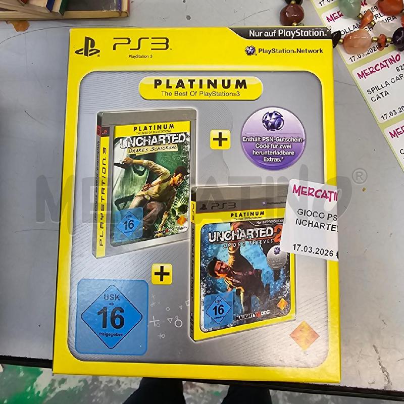 GIOCO PS3 UNCHARTED UNCHARTED 2  | Mercatino dell'Usato Chivasso 1