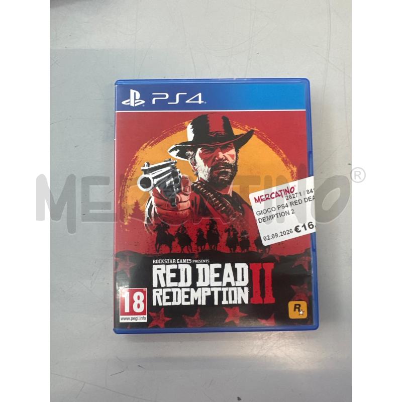GIOCO PS4 RED DEAD REDEMPTION 2  | Mercatino dell'Usato Chivasso 1