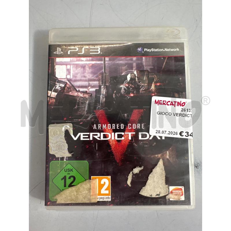 GIOCO VERDICT DAY 5  | Mercatino dell'Usato Chivasso 1