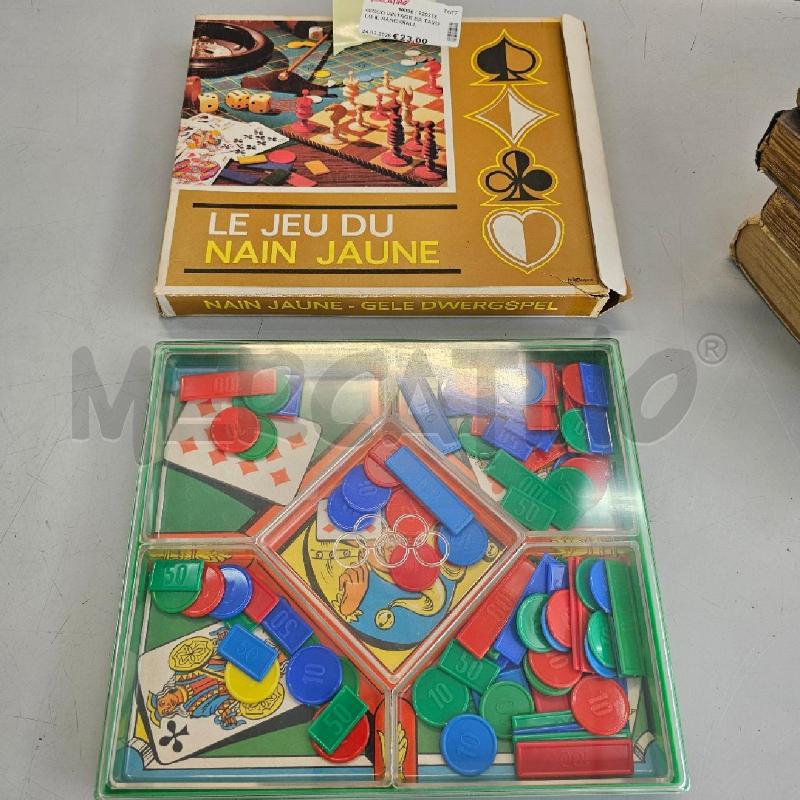 GIOCO VINTAGE DA TAVOLO IL NANO GIALLO DA CAPIRE SE COMPLETO | Mercatino dell'Usato Chivasso 1