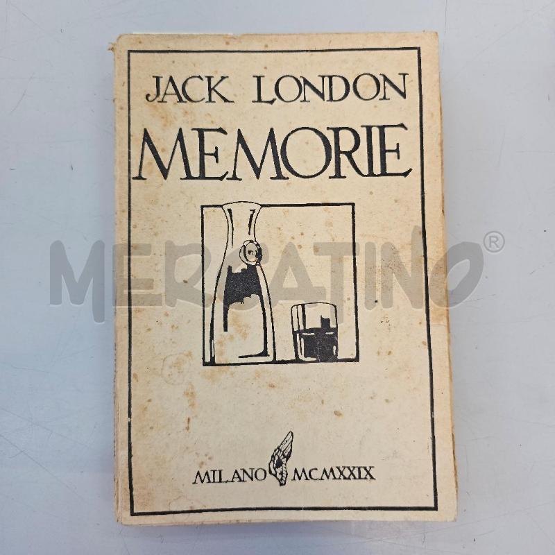 JACK LONDON MEMORIE 1931 | Mercatino dell'Usato Chivasso 1