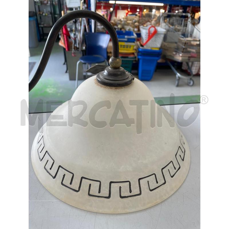 LAMPADARIO A CAMPANA DOPPIO FERRO BATTUTO  | Mercatino dell'Usato Chivasso 3