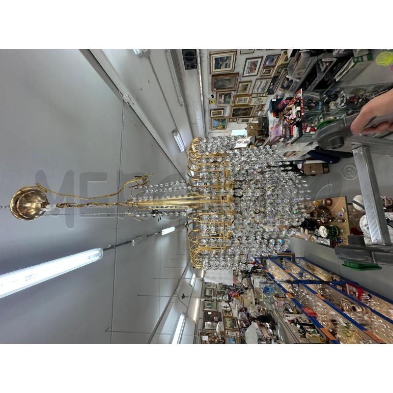 LAMPADARIO A GOCCIA CRISTAL SWAROVSKI CAD 1 DISP 2 | Mercatino dell'Usato Chivasso 3