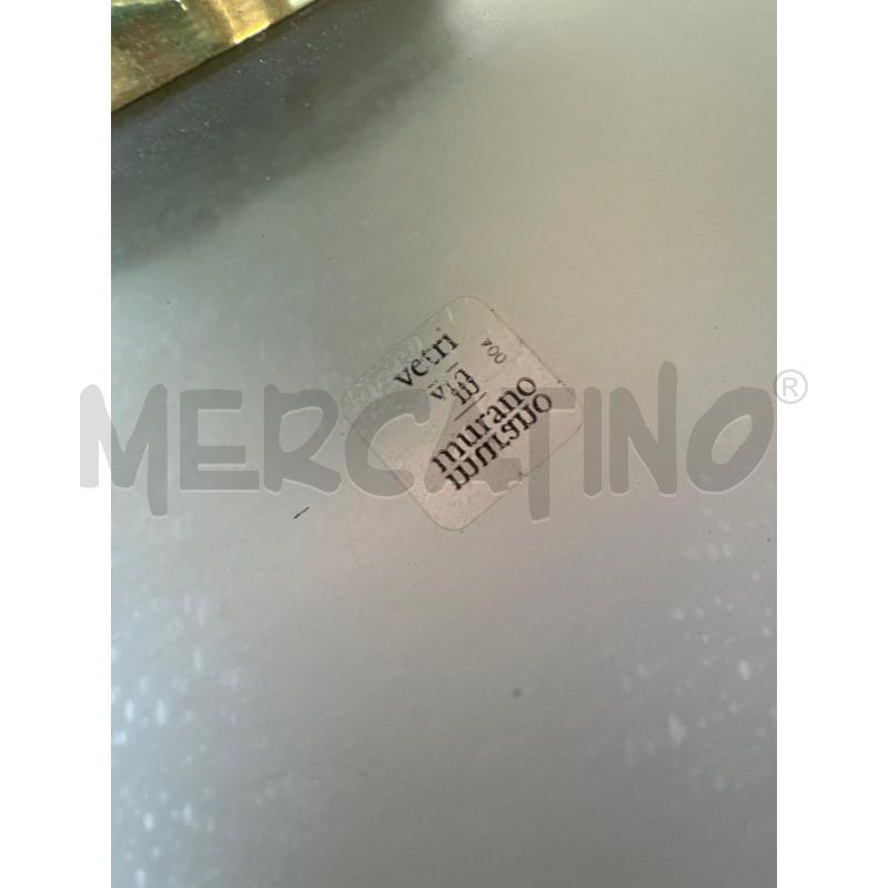 LAMPADARIO FAZZOLETTO MURANO ATTACCO OTTONE  | Mercatino dell'Usato Chivasso 4