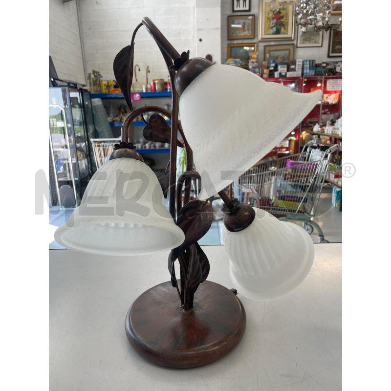 LAMPADA 3 CAMPANE STILE ANTICHIZZATO DA COMO  | Mercatino dell'Usato Chivasso 1