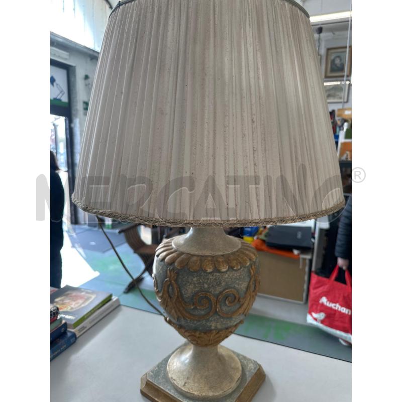 LAMPADA GRANDE DA COMO DORATA PARALUME BLU  | Mercatino dell'Usato Chivasso 1