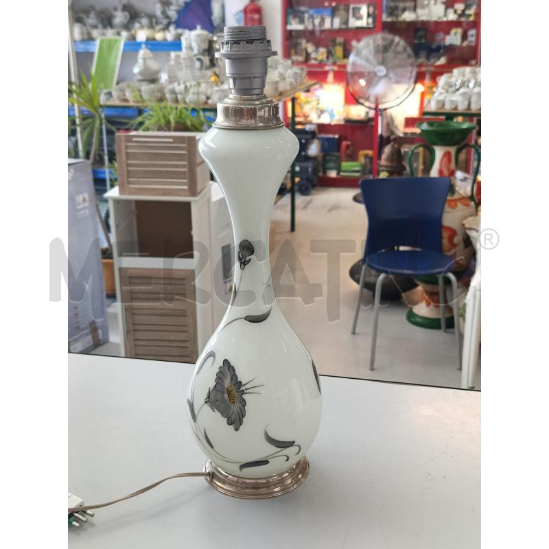LAMPADA MURANESE BASE ARG NO PARALUME FLOREALE  | Mercatino dell'Usato Chivasso 1