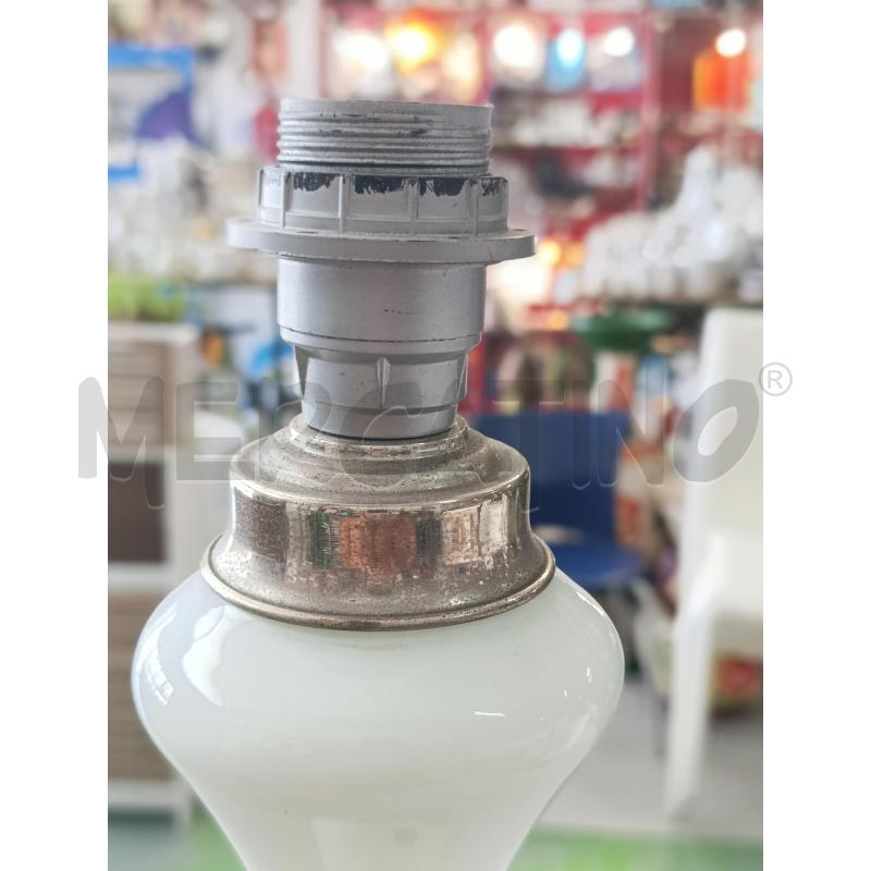 LAMPADA MURANESE BASE ARG NO PARALUME FLOREALE  | Mercatino dell'Usato Chivasso 3
