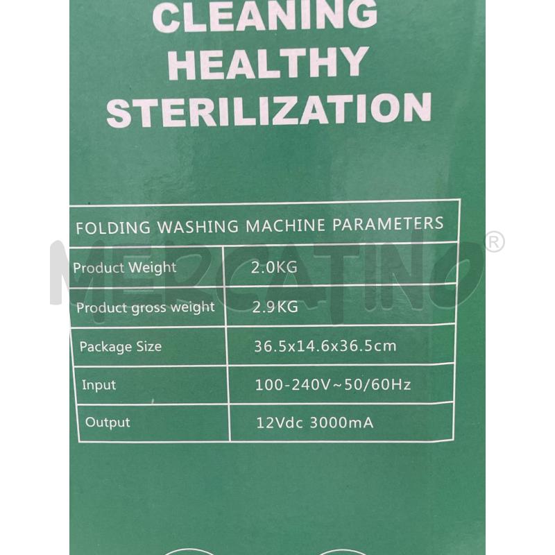 LAVATRICE PORTATILE FOLDING WASHING NUOVA 2 KG | Mercatino dell'Usato Chivasso 2