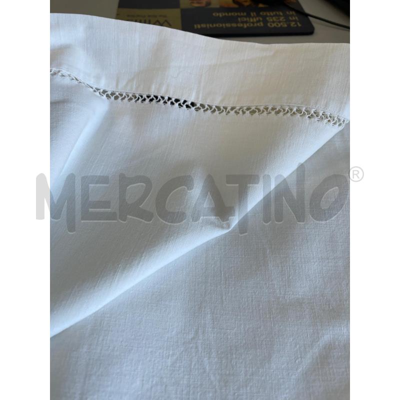 LENZUOLO MATRIMONIALE DELLA NONNA CORREDO  | Mercatino dell'Usato Chivasso 4