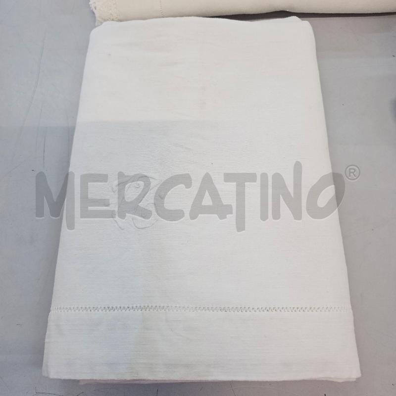 LENZUOLO MATRIMONIALE IN LINO RICAMO | Mercatino dell'Usato Chivasso 1