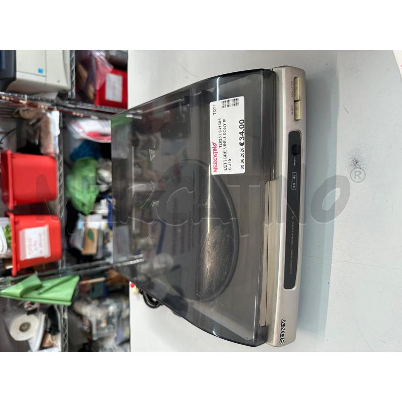 LETTORE VINILI SONY PS J10 | Mercatino dell'Usato Chivasso 1