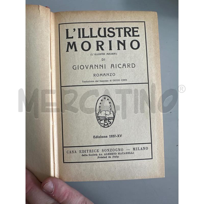 L'ILLUSTRE MORINO DI JEAN AICARD 1937 | Mercatino dell'Usato Chivasso 2