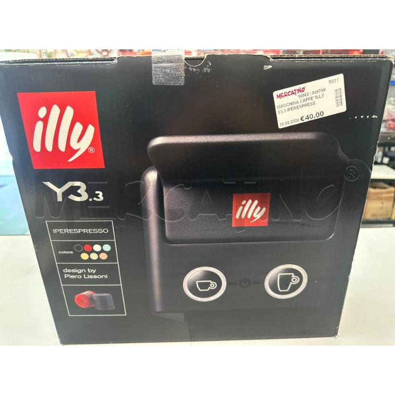 MACCHINA CAFFE' ILLY Y3.3 IPERESPRESSO | Mercatino dell'Usato Chivasso 1