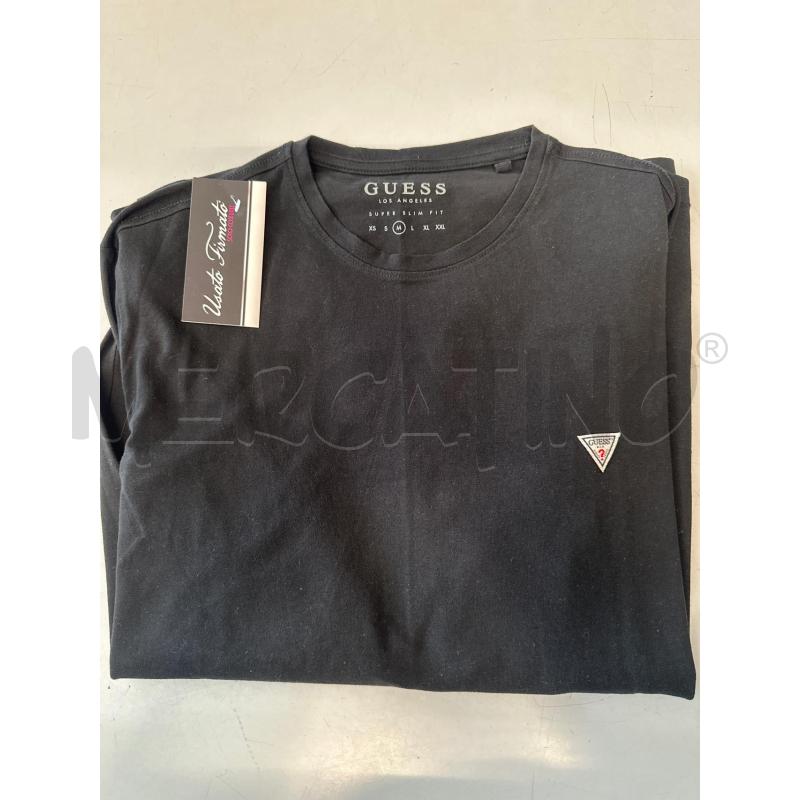 MAGLIETTA UOMO GUESS NERA  | Mercatino dell'Usato Chivasso 1