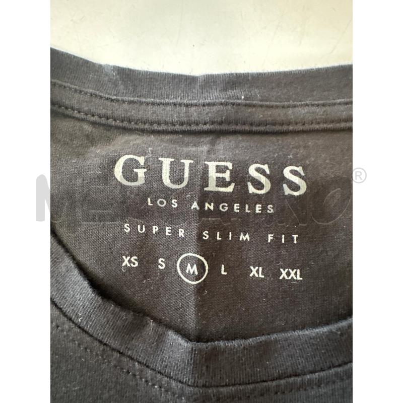 MAGLIETTA UOMO GUESS NERA  | Mercatino dell'Usato Chivasso 2
