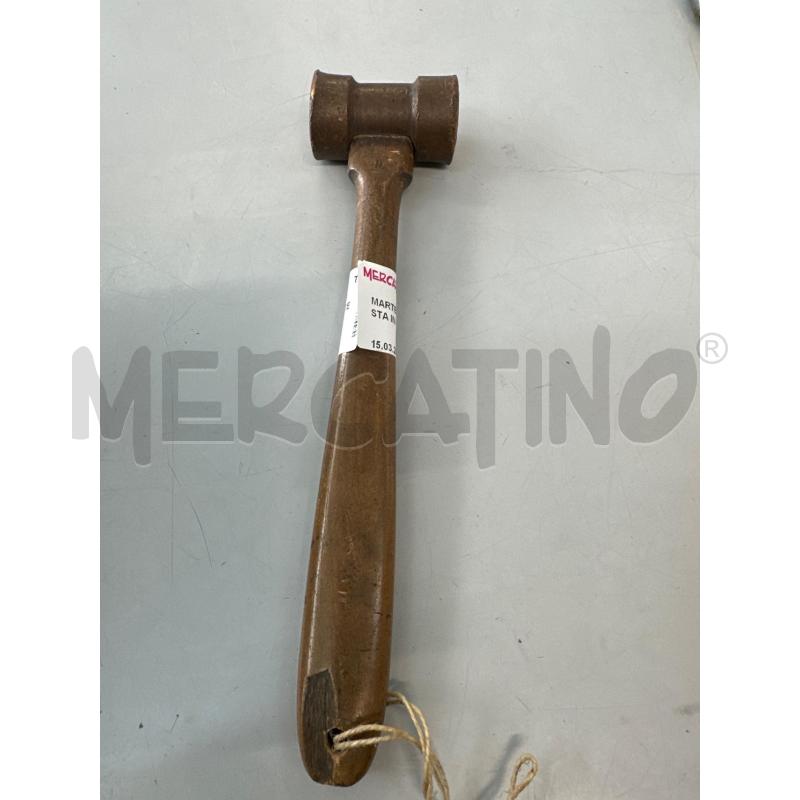 MARTELLETTO ANTICO TESTA IN  RAME  | Mercatino dell'Usato Chivasso 1